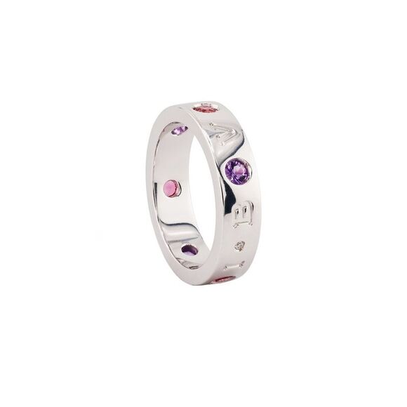 Bulgari 18K 0.15 ct. tw. Diamond & Amethyst Ring - Picture 3 of 3